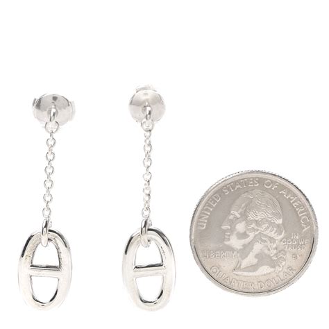 hermes earring silver|Hermes earrings price hk.